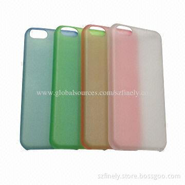 PC Cases for iPhone 5C, Ultra-thin, 0.7mm, Matte Finish, Simple and Fashionable